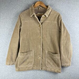Eddie Bauer Tan Corduroy Field Jacket